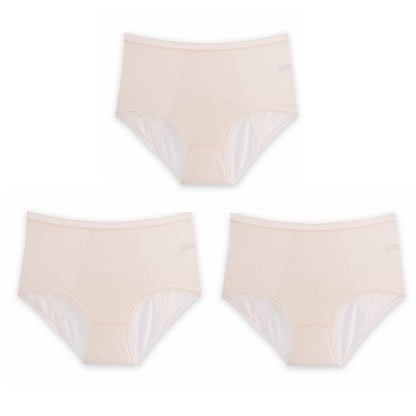 🌷Chiloți din mătase ice silk, cu talie înaltă și anti-scurgeri pentru mărimi mari🔥