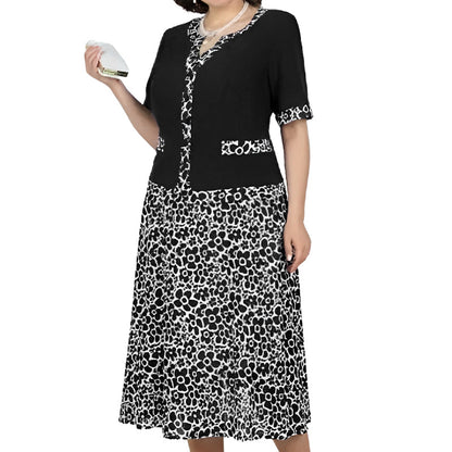 💐Model floral Rochii din două piese pentru femei