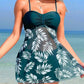 👙Femei imprimate Halter pantaloni scurți două piese costum de baie Set