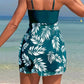 👙Femei imprimate Halter pantaloni scurți două piese costum de baie Set