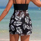 👙Femei imprimate Halter pantaloni scurți două piese costum de baie Set