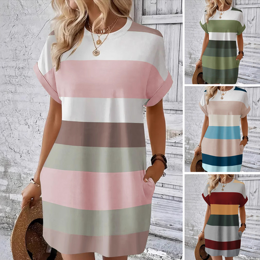 ✨Rochie casual pentru femei cu gât rotund