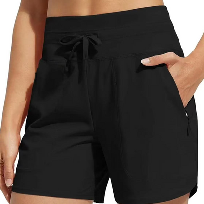 💖Pantaloni scurți de baie cu talie înaltă și uscare rapidă pentru femei