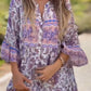👗 Rochie elegantă cu decolteu în V și imprimeu floral