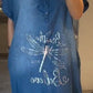 💖Rochie casual din denim imprimată cu decolteu în V