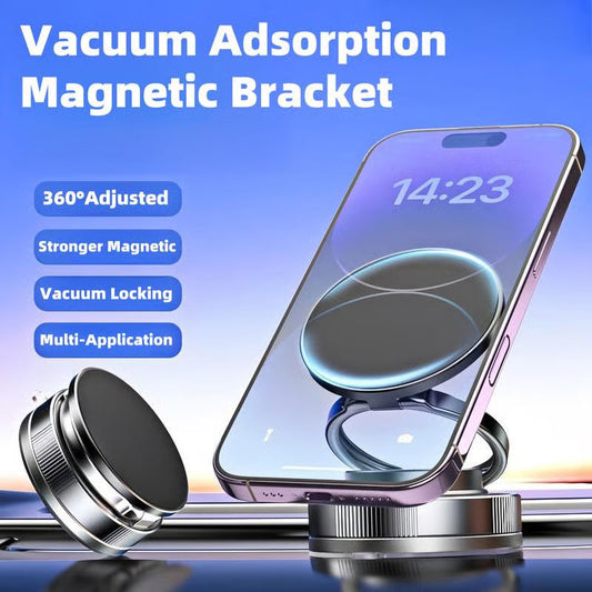 🔄 Suport magnetic pentru telefon cu reglare la 360°📱🚗