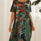 【S-4XL】🌺Rochie fluidă în culori tropicale strălucitoare