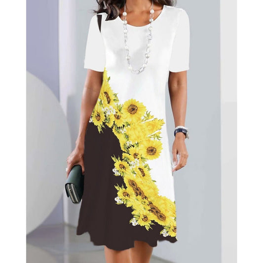 🌺Rochie casual de damă cu imprimeu