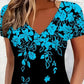 🔥 Rochie mini A-line cu imprimeu floral pentru femei 👗