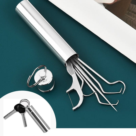🦷Set de scobitori din oțel inoxidabil