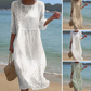 👗 Rochie lungă casual cu imprimeu pentru femei
