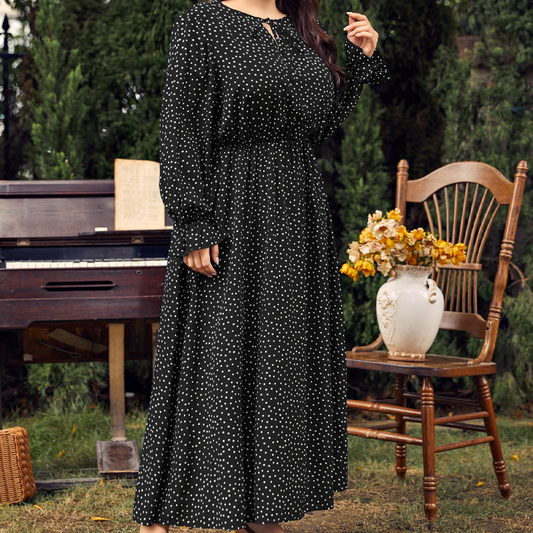 Rochie casual cu buline pentru femei